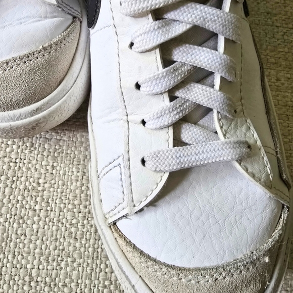 Nike Blazer Mid ‘77 Vintage GS White Black Youth 7Y Womens 8 Sneakers DA4086-100 - Picture 5 of 9